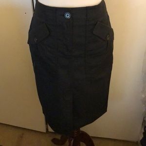 Black pencil skirt